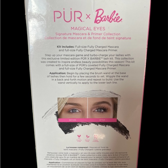 PÜR X BARBIE “MAGICAL EYES” SIGNATURE MASCARA & PRIMER COLLECTION BNIB - Picture 3 of 5